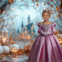Halloween Castle Child Customized Photo Paintings