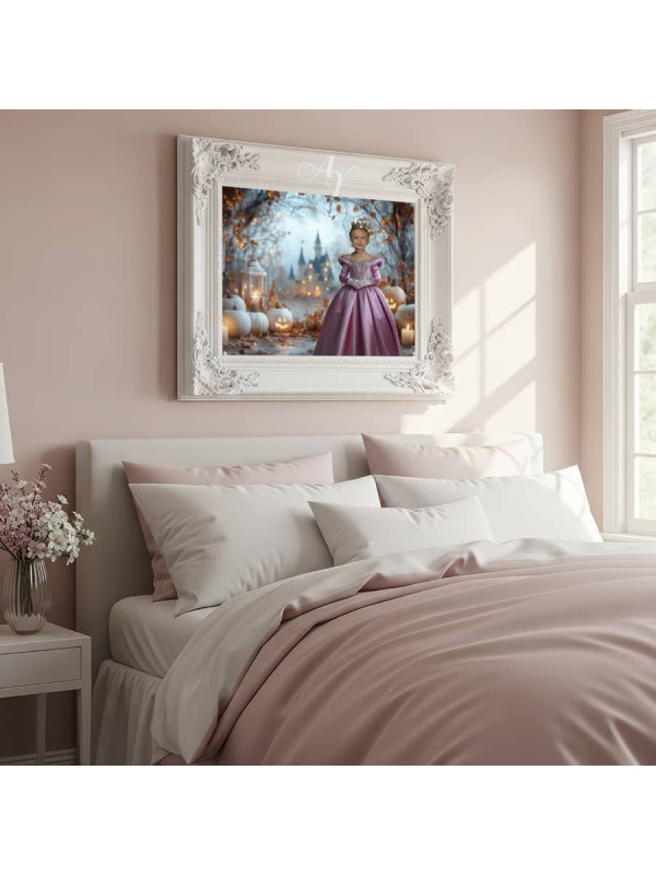 Halloween Castle Child Customized Photo Paintings