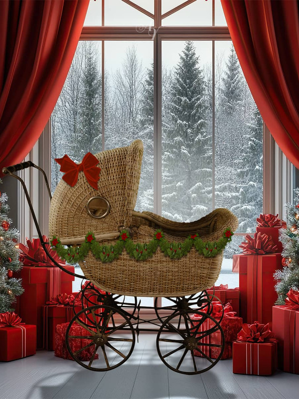 Festive Holiday Pet Customized Photo Paintings