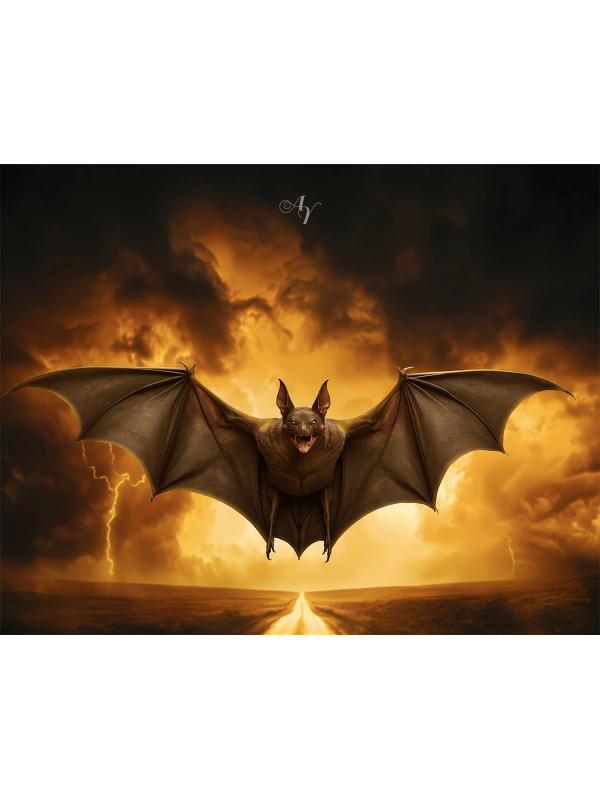 Halloween Bat Flight Customized Photo Paintings