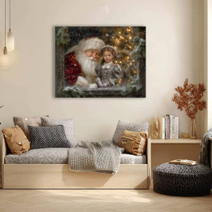 Christmas Holiday Child Customized Photo Paintings