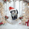 Holiday Swing Pet Customized Photo Paintings