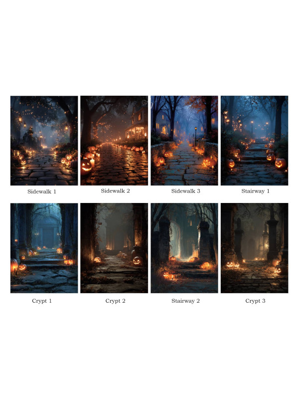Spooky Halloween Child Customized Photo Paintings