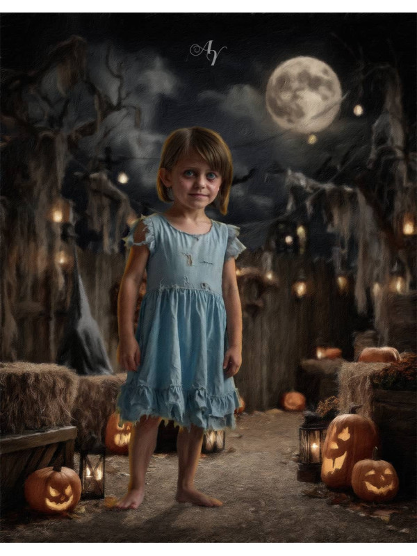 Halloween Zombie Walk Customized Photo Paintings
