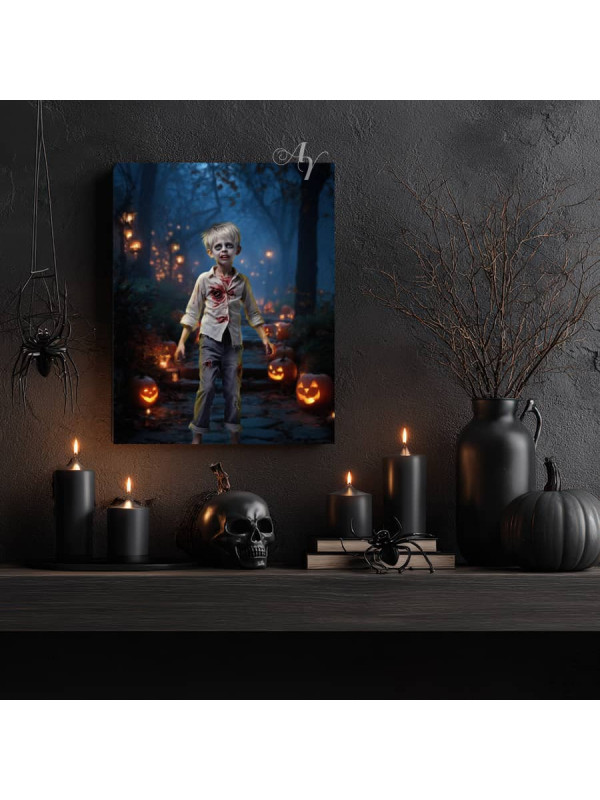 Halloween Zombie Walk Customized Photo Paintings