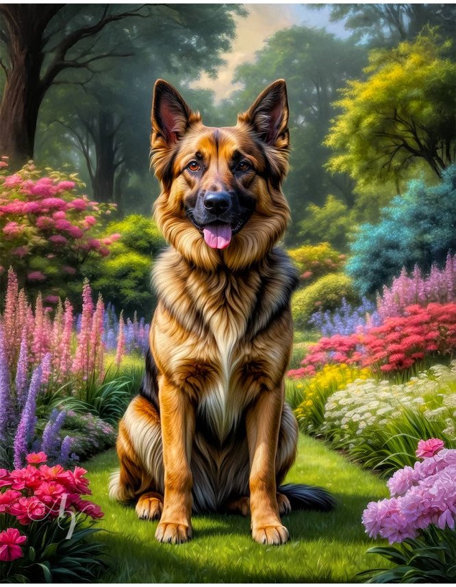 Shepherd Mix Breed Dog Portrait Paintings Shepherd Mix Breed Dog Portrait Paintings