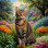 Brown Tabby Cat Portrait Paintings