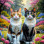 Calico Cat Portrait Paintings