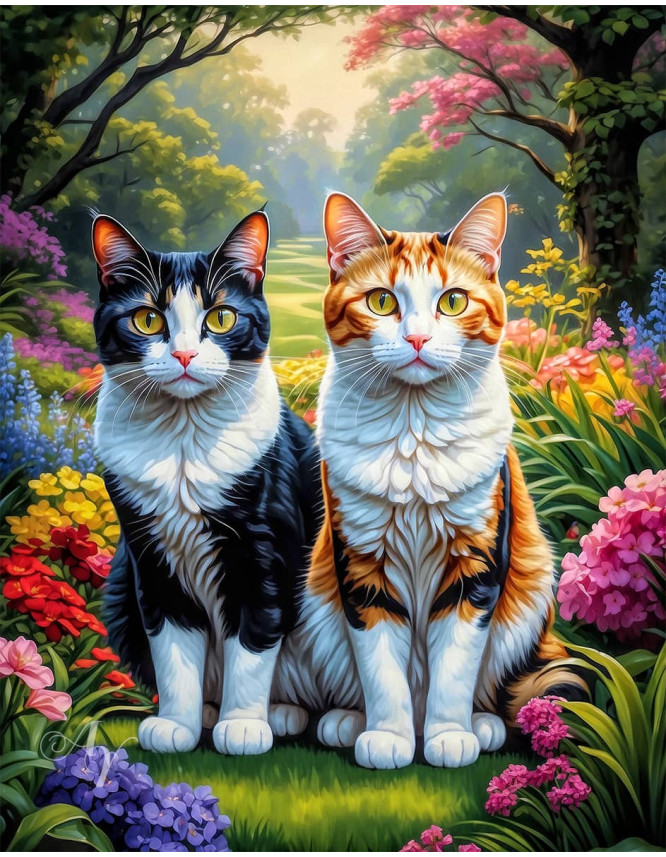 Calico Cat Portrait Paintings Calico Cat Portrait Paintings