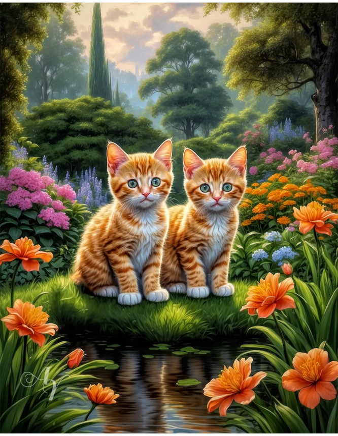 Orange Tabby Cat Portrait Paintings Orange Tabby Cat Portrait Paintings