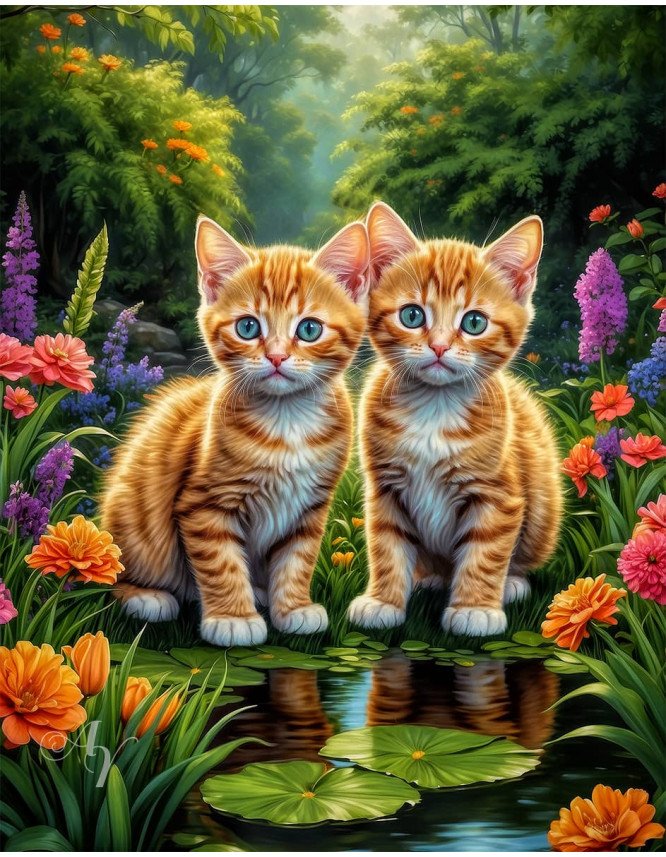 Orange Tabby Cat Portrait Paintings Orange Tabby Cat Portrait Paintings