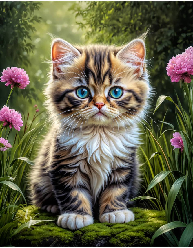 Persian Cat Portrait Paintings Persian Cat Portrait Paintings