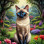 Siamese Cat Portrait Paintings