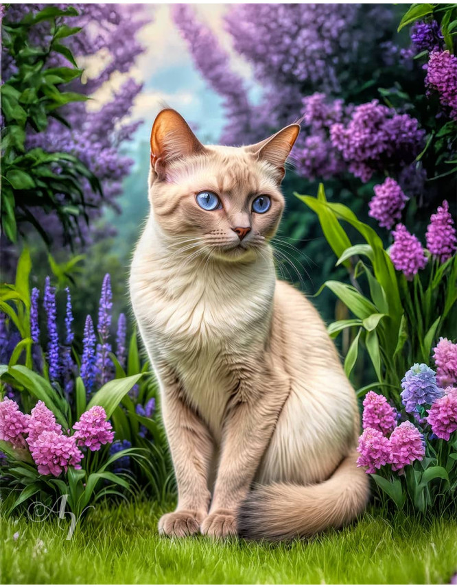 Siamese Cat Portrait Paintings Siamese Cat Portrait Paintings