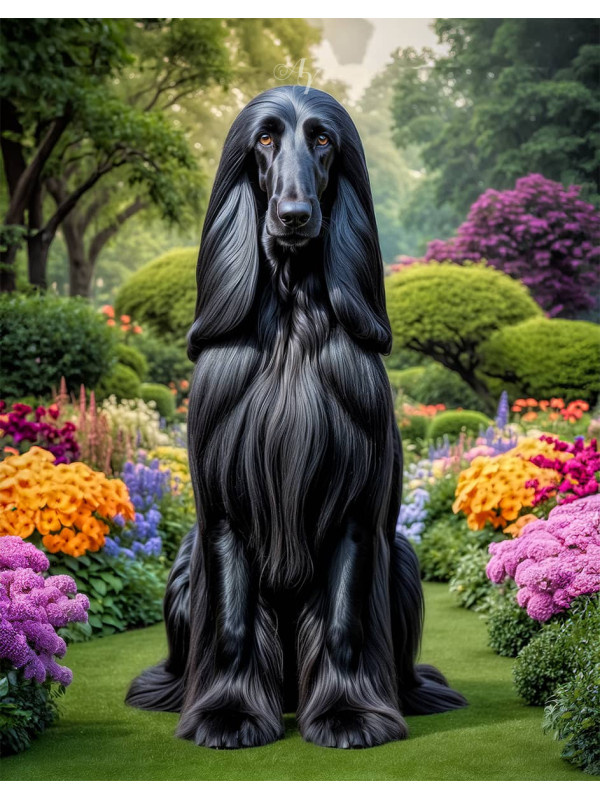 Afghan Hound Dog 1
