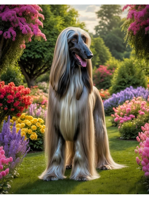 Afghan Hound Dog 1
