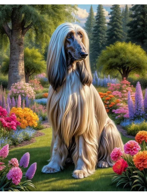 Afghan Hound Dog 1