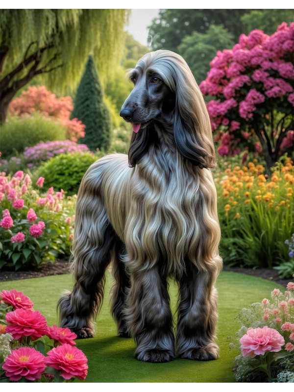 Afghan Hound Dog 1