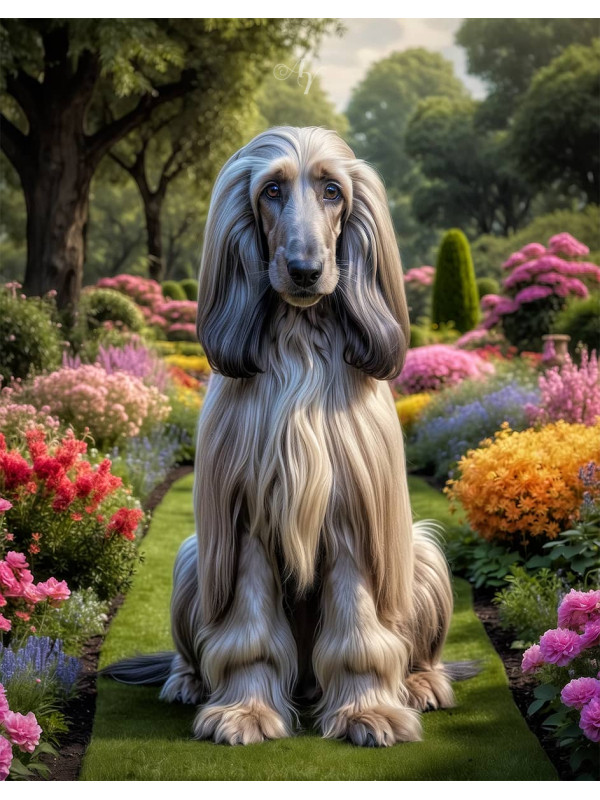 Afghan Hound Dog 1