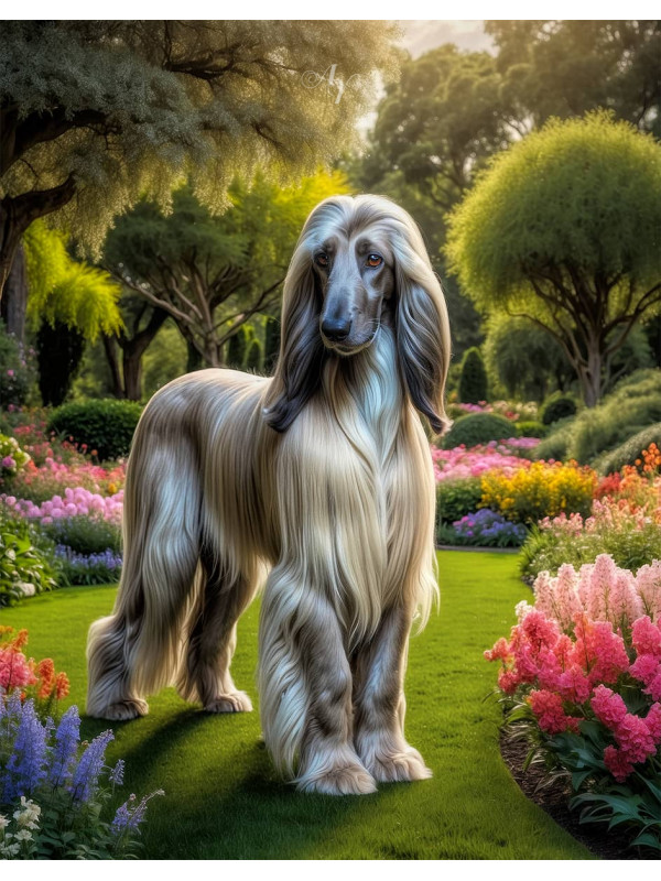 Afghan Hound Dog 1