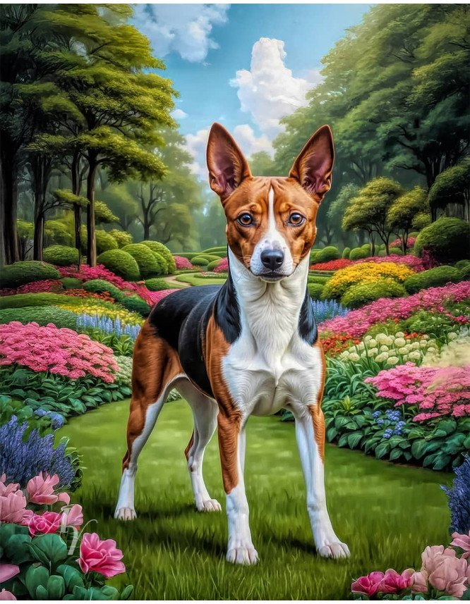 Basenji Portrait Paintings