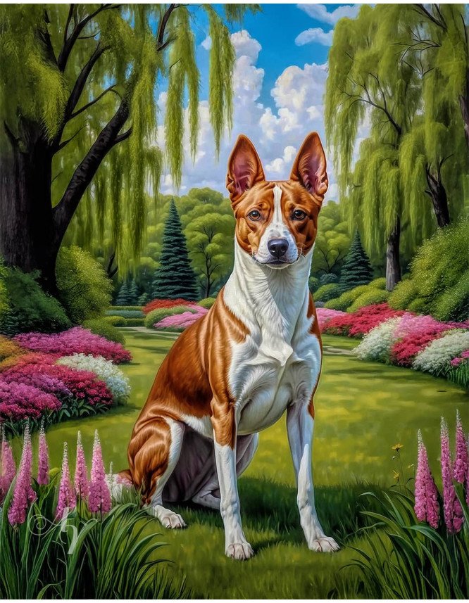Basenji Portrait Paintings