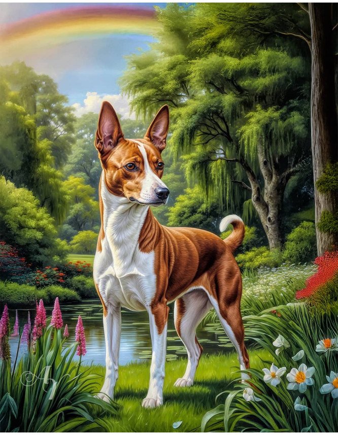 Basenji Portrait Paintings