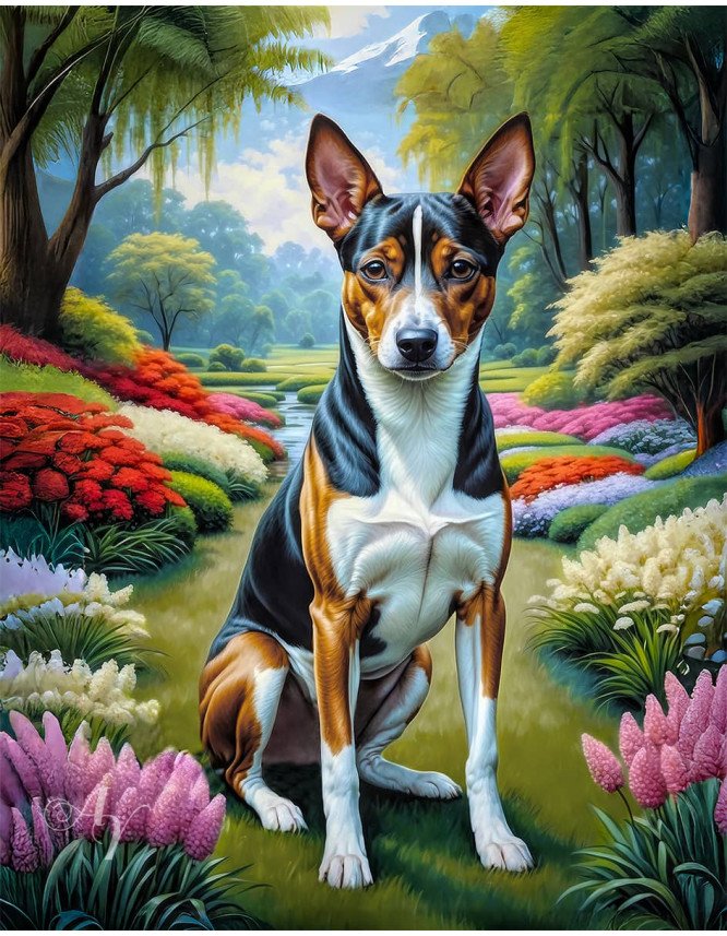 Basenji Portrait Paintings