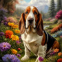 Basset Hound Portrait Paintings