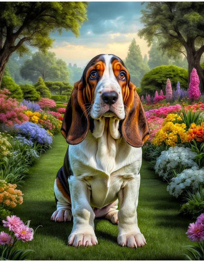 Basset Hound Portrait Paintings Basset Hound Portrait Paintings