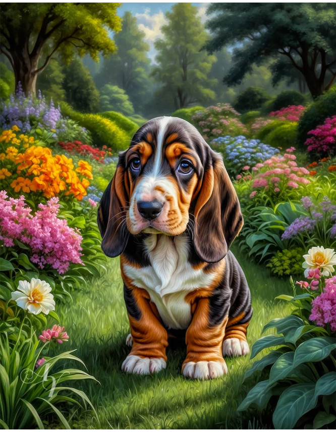 Basset Hound Portrait Paintings Basset Hound Portrait Paintings