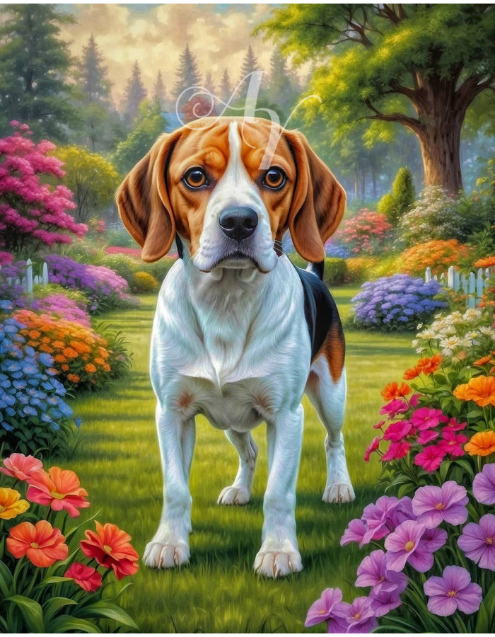 Beagle Dog Portrait Paintings Beagle Dog Portrait Paintings