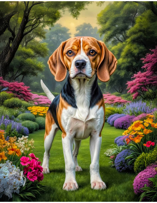 Beagle Dog Portrait Paintings Beagle Dog Portrait Paintings