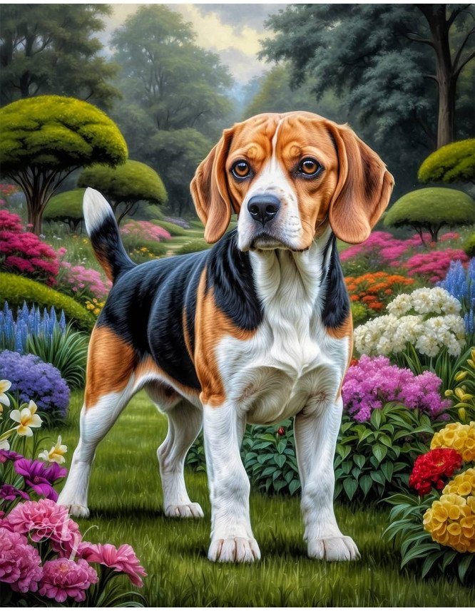 Beagle Dog Portrait Paintings Beagle Dog Portrait Paintings