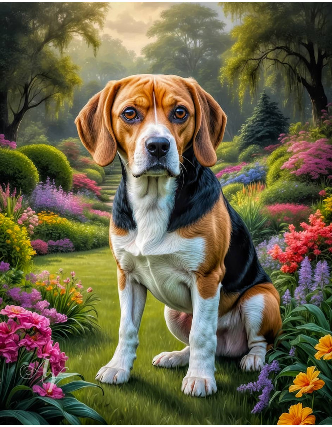 Beagle Dog Portrait Paintings Beagle Dog Portrait Paintings