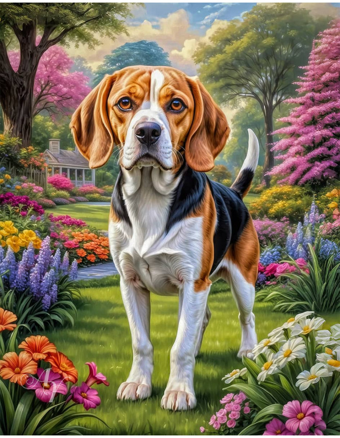 Beagle Dog Portrait Paintings Beagle Dog Portrait Paintings