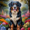 Bernese Mountain Dog Portrait Paintings