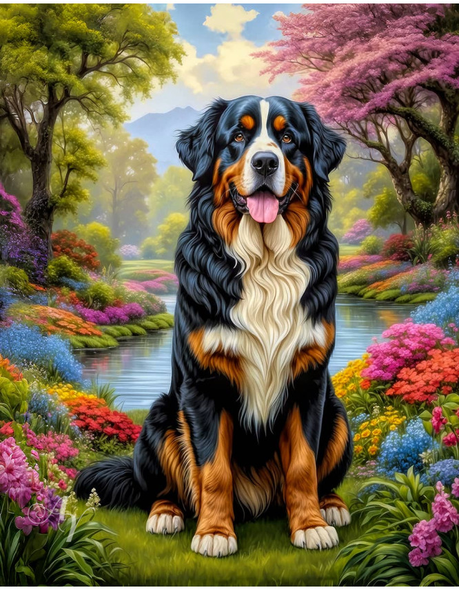 Bernese Mountain Dog Portrait Paintings Bernese Mountain Dog Portrait Paintings