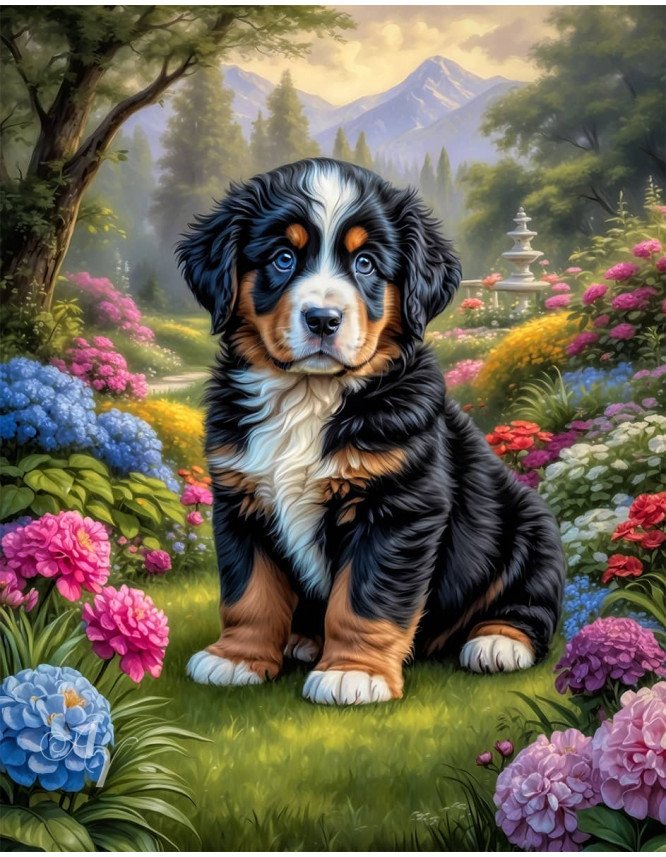 Bernese Mountain Dog Portrait Paintings Bernese Mountain Dog Portrait Paintings