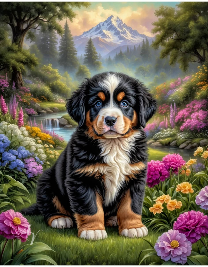 Bernese Mountain Dog Portrait Paintings Bernese Mountain Dog Portrait Paintings