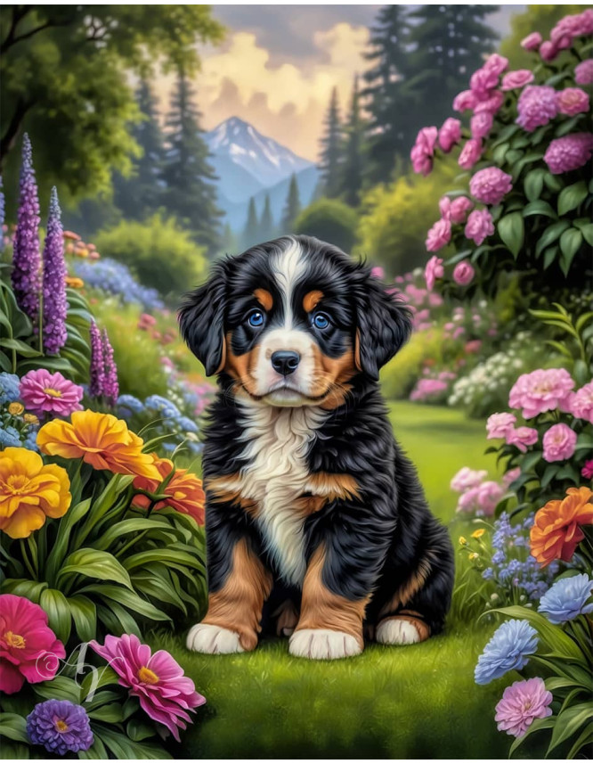Bernese Mountain Dog Portrait Paintings Bernese Mountain Dog Portrait Paintings
