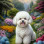 Bichon Frise Dog Portrait Paintings