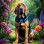 Bloodhound Dog Portrait Paintings