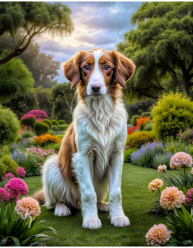 Borzoi Puppy Portrait Paintings Borzoi Puppy Portrait Paintings