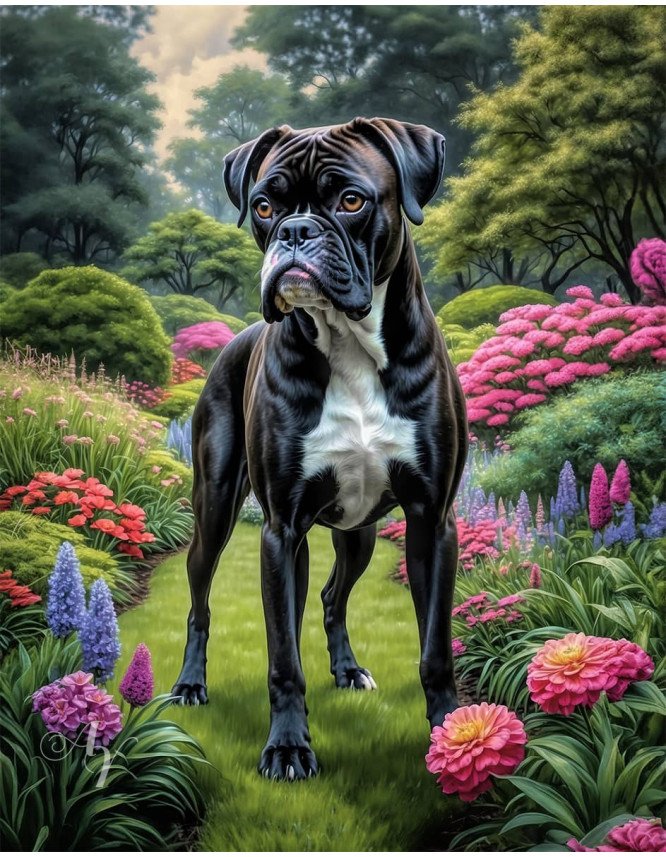 Boxer Dog Portrait Paintings Boxer Dog Portrait Paintings
