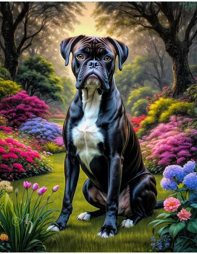 Boxer Dog Portrait Paintings Boxer Dog Portrait Paintings