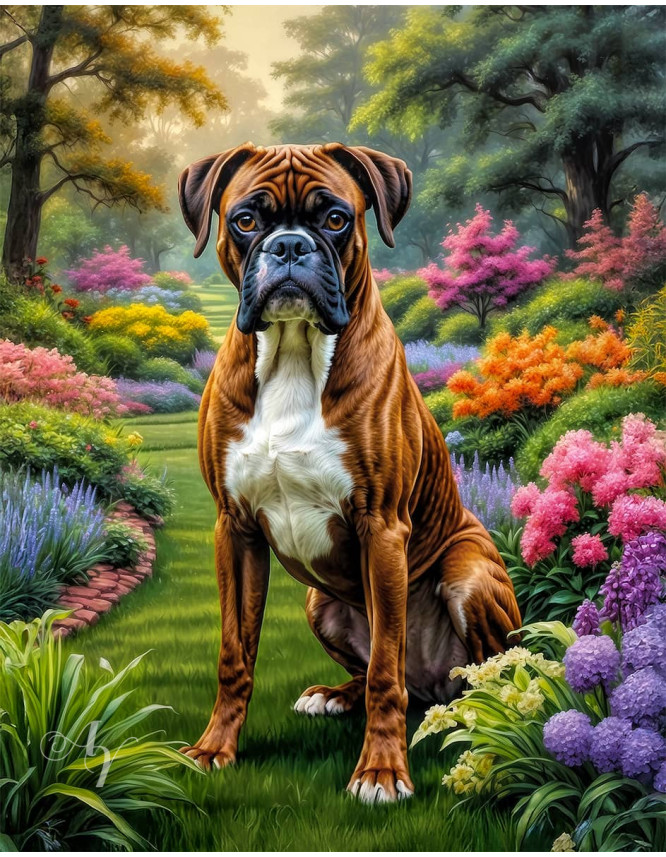 Boxer Dog Portrait Paintings Boxer Dog Portrait Paintings