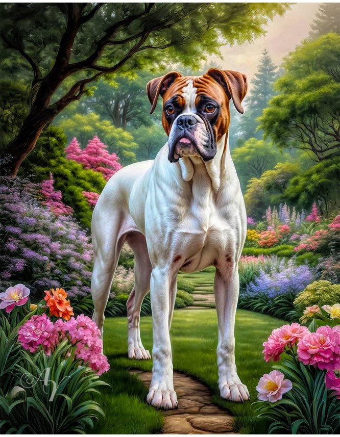 Boxer Dog Portrait Paintings Boxer Dog Portrait Paintings