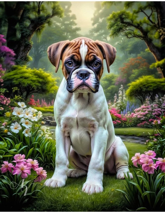 Boxer Dog Portrait Paintings Boxer Dog Portrait Paintings