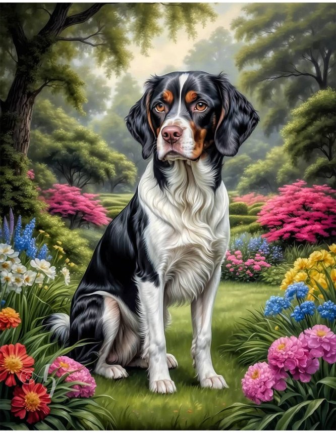 Brittany Spaniel Dog Portrait Paintings Brittany Spaniel Dog Portrait Paintings